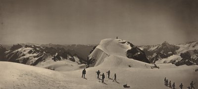 Topmødet på Mont Titlis, Schweiz af Adolphe Braun