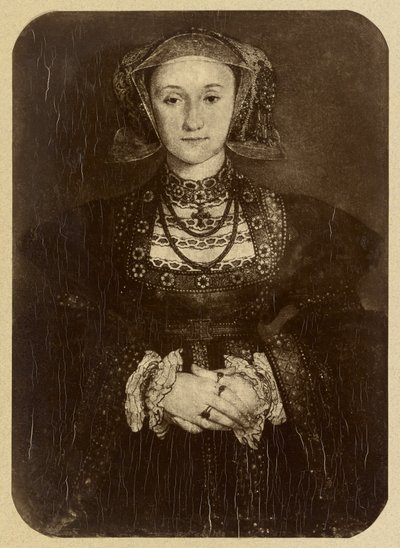 [Henrik VIII’s hustru af Hans Holbein, Musée du Louvre] af Adolphe Braun