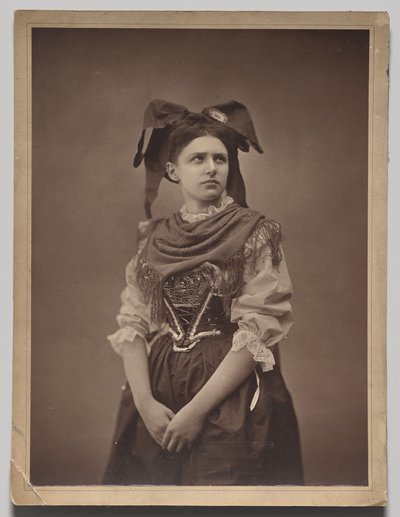Ung Alsacienne kvinde af Adolphe Braun