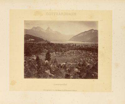 Gotthard-jernbanen: Lowerzerthal af Adolphe Braun and Cie