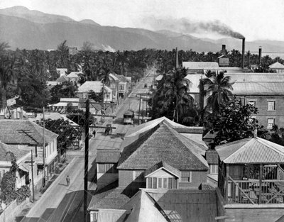 Harbour Street øst, Kingston, Jamaica, c1905. af Adolphe Duperly and Son