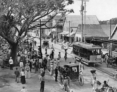 Jubilee Market Square, Kingston, Jamaica, c1905. af Adolphe Duperly and Son