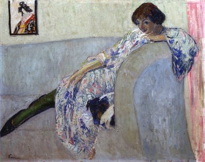 Portræt af digterinden Vera Inber 1890-1972, 1920