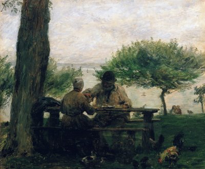 Måltidet i Honfleur, 1875 af Adolphe-Felix Cals