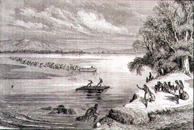 Krydser Colorado-floden i 1860