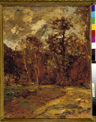 Efterårslandskab af Adolphe Joseph Thomas Monticelli