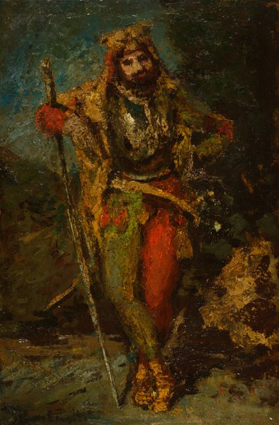 Mephisto fra Operaen Faust af Adolphe Joseph Thomas Monticelli