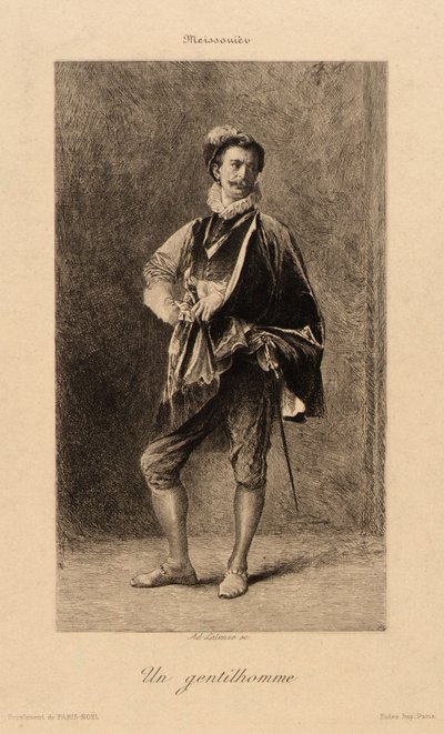 En gentleman af Adolphe Lalauze