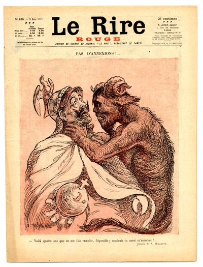 Cover af "" The Red Laughter"", Satirical en Couleurs af Adolphe Leon Willette