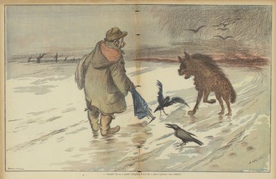 Illustration til Le Rire af Adolphe Leon Willette