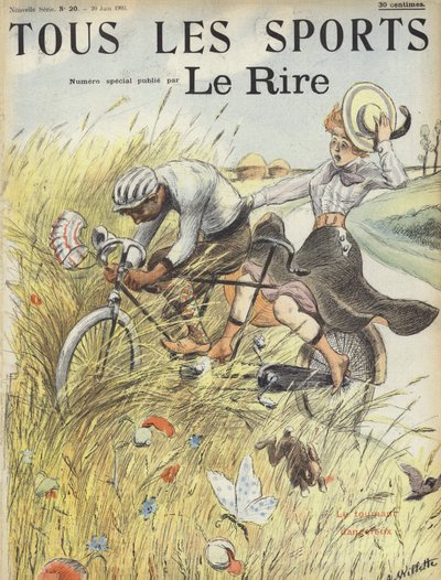 Illustration til Le Rire af Adolphe Leon Willette
