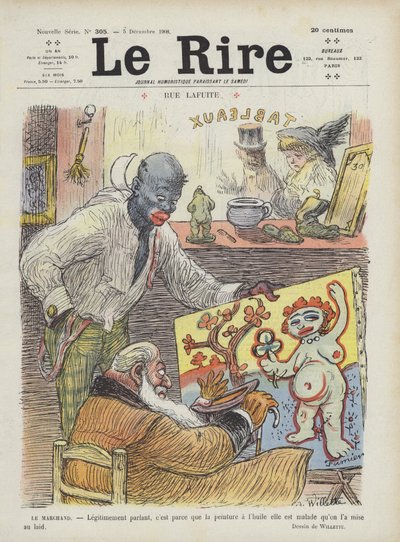 Illustration til Le Rire af Adolphe Leon Willette