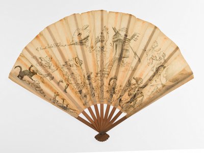Der Wind des Wahnsinns af Adolphe Leon Willette