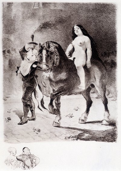 Pride - Tegning af Willette af Adolphe Leon Willette