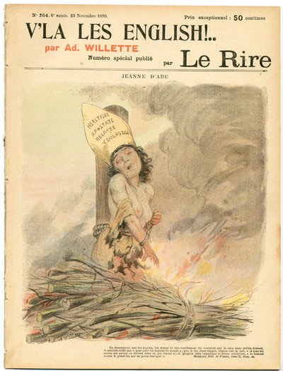 Latteren, nummer 264, Satirisk i farver af Adolphe Leon Willette