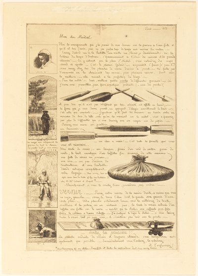 Brev om ætsningens elementer, side 1 af Adolphe Martial Potemont
