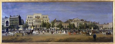 Paris, Boulevard du Temple af Adolphe Martial Potemont