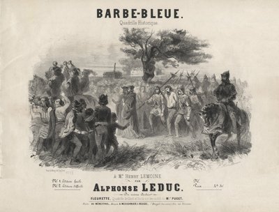 Alphonse Leduc - Blåskæg, historisk kvadrille af Adolphe Mouilleron