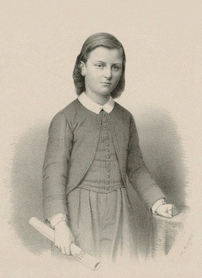Portræt af komponisten Raoul Pugno 1852-1914, ca. 1870. af Adolphe Pincon