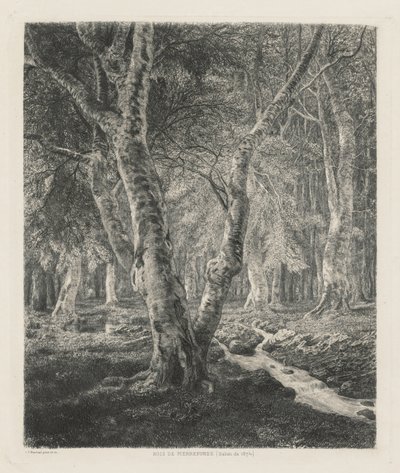 Pierrefonds Woods af Adolphe Théodore Jules Martial Potémont