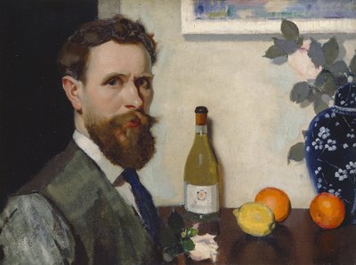 Omakuva, n. 1917 (öljy kankaalle) af Adolphe Valette