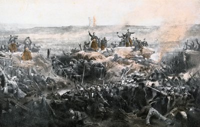 Indtagelse af Malakoff af den franske hær, 1855 af Adolphe Yvon