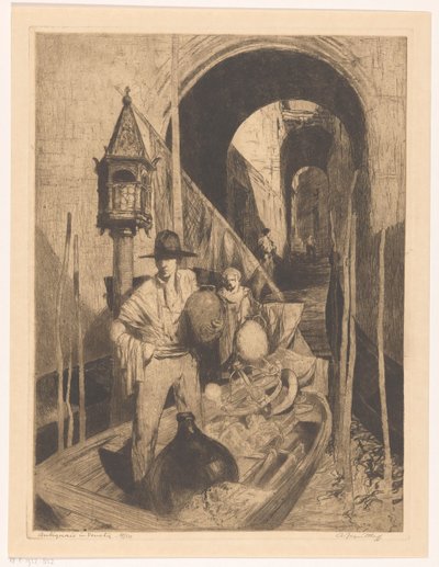 Antikvitetshandler i Venedig (original titel på objektet) af Adriaan J. van 
