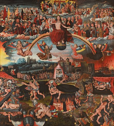 Den sidste dom, 1526. af Adriaan Moreels and Pieter Van Boven