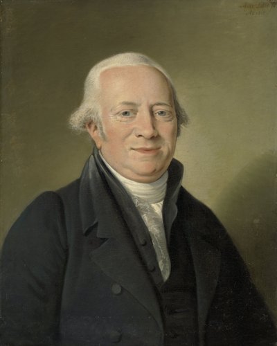 Cornelis Sebille Roos (1754-1820), Amsterdam kunsthandler og keeper af Nationale Konst-Gallery i Huis ten Bosch, Haag af Adriaan de Lelie