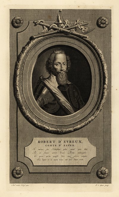 Robert Devereux, 2. jarl af Essex, favorit hos Elizabeth I. Robert d
