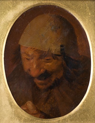 Portræt af Bonde af Adriaen (attr.to) Brouwer
