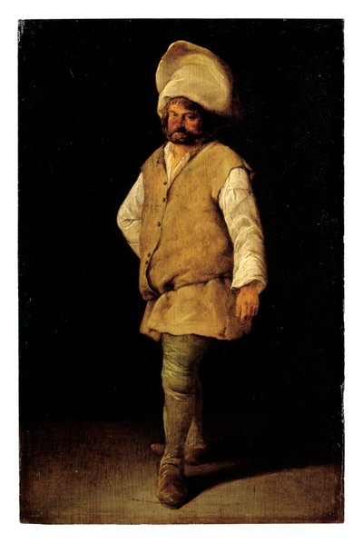 A Porter (olie på panel) af Adriaen Brouwer