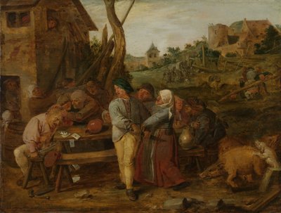 Bondekamp af Adriaen Brouwer