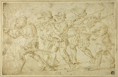 Fodsoldater af Adriaen Brouwer