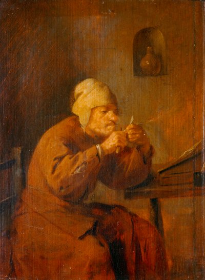 Le tailleur de plumes - fjerpensspidseren ... af Adriaen Brouwer