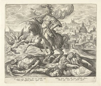 Alexander den Store som tredje konge fra Daniels syn Rise of Four Empires and Four Rulers fra Daniel