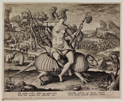 Amerika af Adriaen Collaert