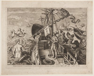Christopher Columbus af Adriaen Collaert