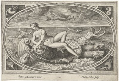 Galatea Zeegoden (serietitel) af Adriaen Collaert