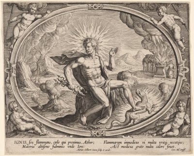 Ignis (ild) af Adriaen Collaert