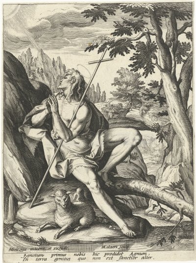 Johannes Døberen af Adriaen Collaert