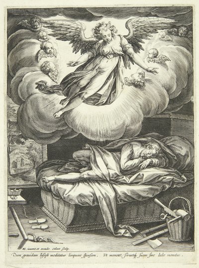 Josefs bebudelse af Adriaen Collaert