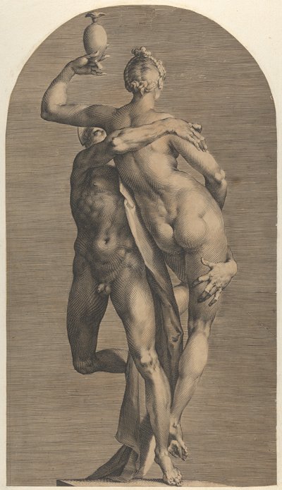 Mercury Abducting Psyche, ca. 1622. af Adriaen Collaert