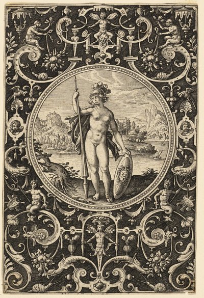 Minerva af Adriaen Collaert