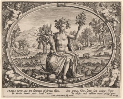 Terra (Jorden) af Adriaen Collaert