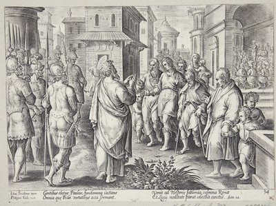 Apostlenes gerninger af Adriaen Collaert