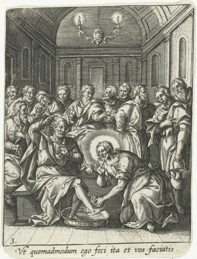 Fodvaskningen af Adriaen Collaert