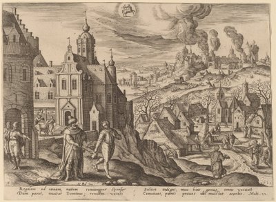 Lignelsen om Himmeriget af Adriaen Collaert after Hans Bol