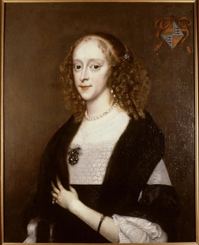Portræt af Wendela Bicker (1636-1668) af Adriaen Hanneman