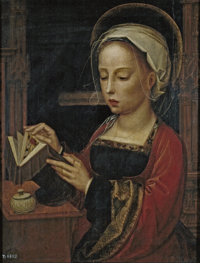 Maria Magdalene læser af Adriaen Isenbrandt or Isenbrant
